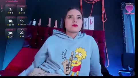 Snapshot of cony_l chatting on 10.18.25 Cony online show from 10.18.25