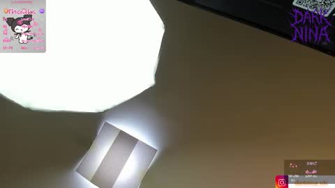 Snapshot of dark_nina_ chatting on 10.23.25 Nina online show from 10.23.25