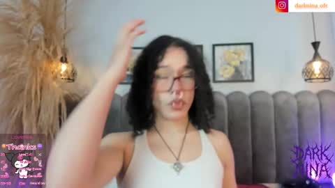 Snapshot of dark_nina_ chatting on 11.17.25 Nina online show from 11.17.25