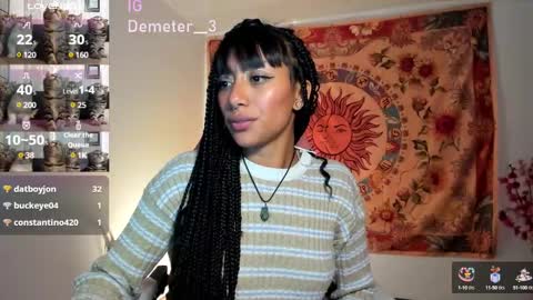 Snapshot of demeter__ chatting on 02.12.25 demeter__ online show from 02.12.25