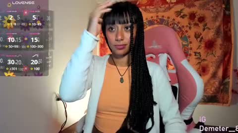 Snapshot of demeter__ chatting on 02.25.25 demeter__ online show from 02.25.25