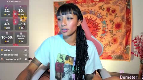 Snapshot of demeter__ chatting on 02.26.25 demeter__ online show from 02.26.25