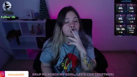 Snapshot of destroyall420 chatting on 12.11.24 Lola Bdsm and fries online show from 12.11.24