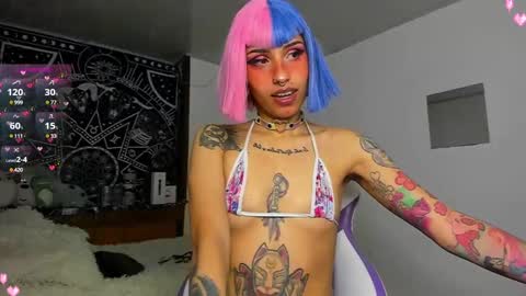 Snapshot of devadoll chatting on 02.23.25 Gi HELP ME REACH 50 THUMPS UP 3 online show from 02.23.25