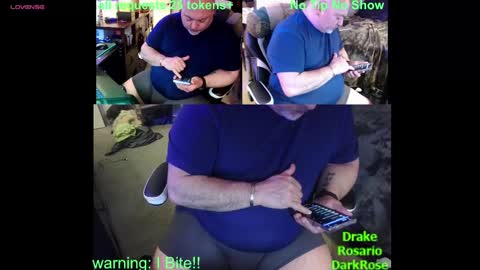 Drake D Vamp aka Drake DarkRose online show from 02.01.25