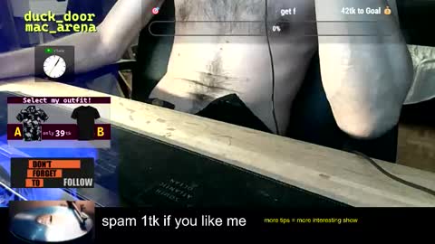 Snapshot of duck_door_mac_arena chatting on 09.15.25 duck_door_mac_arena online show from 09.15.25