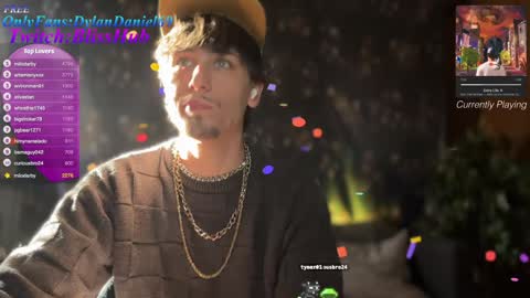 Dylan Daniel 7.8 online show from 12.11.24