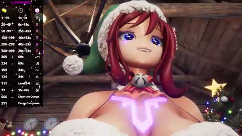 Elfie Love online show from 12.18.25