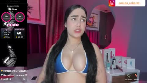 Snapshot of emily_roberts1 chatting on 01.26.25 Emily online show from 01.26.25