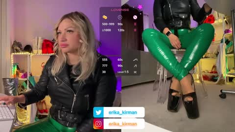 Snapshot of erika_kirman chatting on 12.19.24 Erika online show from 12.19.24