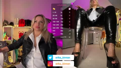 Snapshot of erika_kirman chatting on 01.16.25 Erika online show from 01.16.25