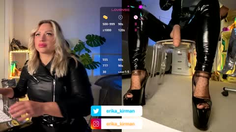 Snapshot of erika_kirman chatting on 01.24.25 Erika online show from 01.24.25