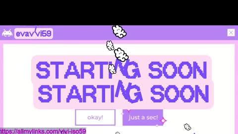 Snapshot of evavivi59 chatting on 01.07.26 Vivi online show from 01.07.26