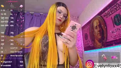 evelyn Foxx new account online show from 01.08.25