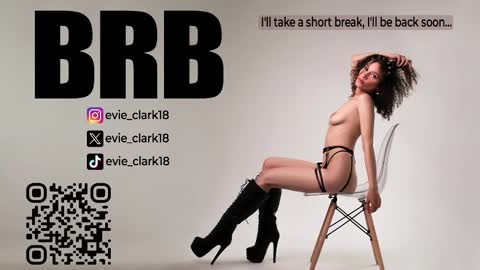 Snapshot of evie_clark_ chatting on 02.21.25 My name is Evie nice to meet you really get to know me better private is open online show from 02.21.25