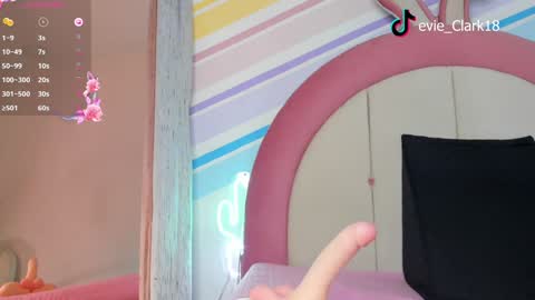 Snapshot of evie_clark_ chatting on 02.26.25 My name is Evie nice to meet you really get to know me better private is open online show from 02.26.25