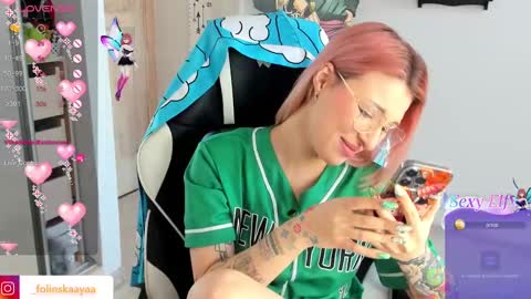 Snapshot of folinskaayaa chatting on 02.18.25 folinskaayaa online show from 02.18.25