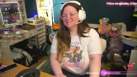 Geeky Kitten Leina -  online show from 10.16.25