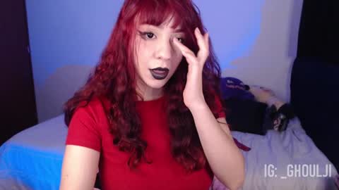 Snapshot of ghoulji chatting on 12.18.24 Annie Im going to be offline from 29nov to 3dec online show from 12.18.24