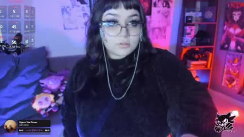 Snapshot of goth_stein chatting on 04.23.26 Engel Please help me to reach 50 thumbs up online show from 04.23.26
