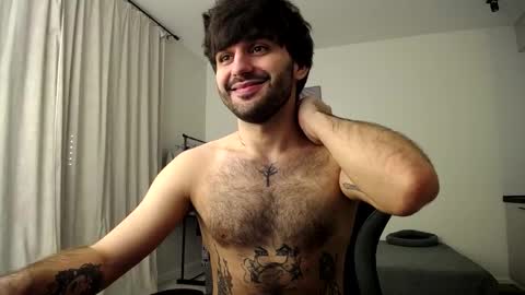 Snapshot of hairycuss chatting on 02.15.25 Adam online show from 02.15.25