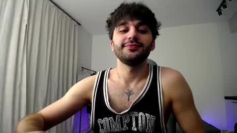 Snapshot of hairycuss chatting on 03.11.25 Adam online show from 03.11.25