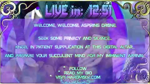 Snapshot of hardm0de chatting on 07.29.26 B0ne Daddy Bonesaw Real-Life College of Whispers Bard mindfuck brainwash hypno cerebral sensual online show from 07.29.26