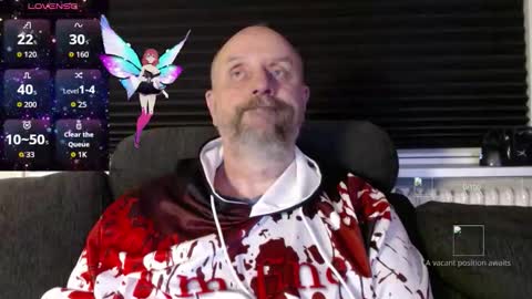 Snapshot of hardmrlazy chatting on 11.09.25 MrLazy online show from 11.09.25