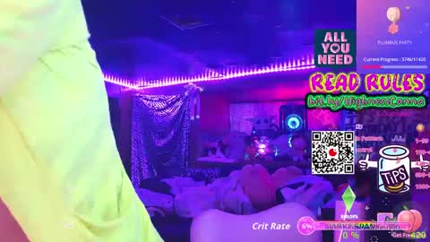 Snapshot of highnesscanna chatting on 09.15.25 HiGHNESS CANNA online show from 09.15.25