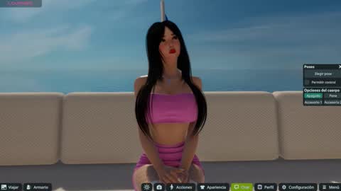 Snapshot of hinata__sweet chatting on 11.08.25 Hanna online show from 11.08.25