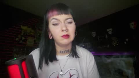 Snapshot of horror_circus chatting on 10.18.25 Messalina Horror online show from 10.18.25