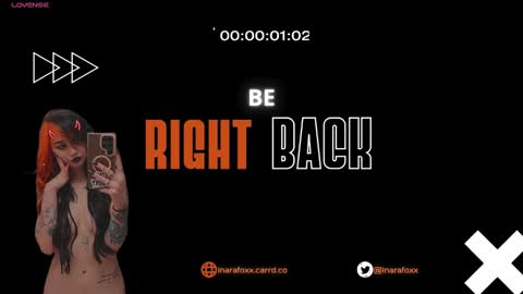 Snapshot of inarafoxxx chatting on 01.09.25 Inarafoxx online show from 01.09.25