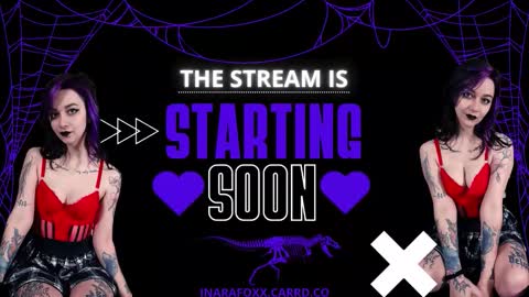 Snapshot of inarafoxxx chatting on 11.01.25 Inarafoxx online show from 11.01.25