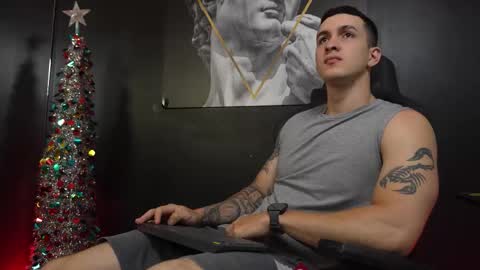 Snapshot of jacksonolsenn chatting on 12.13.25 Jackson Olsen online show from 12.13.25