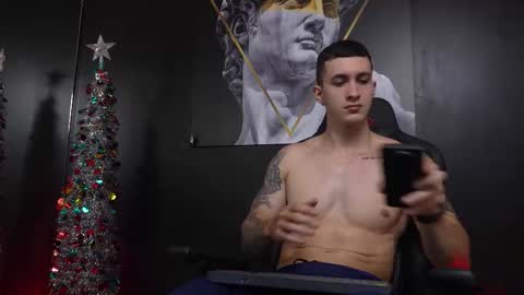 Snapshot of jacksonolsenn chatting on 12.14.25 Jackson Olsen online show from 12.14.25