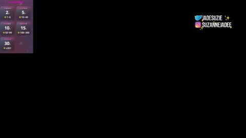 Snapshot of jadesuzieof chatting on 01.12.25 Suzie online show from 01.12.25