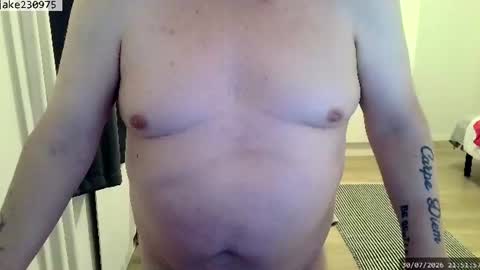 Snapshot of jake230975 chatting on 07.30.26 Jake2309 online show from 07.30.26