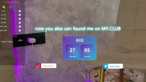 your kitty JANE roawww online show from 01.10.25