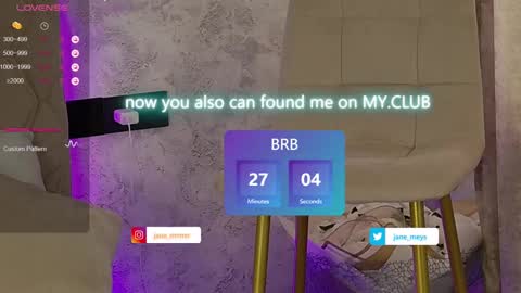 your kitty JANE roawww online show from 01.10.25