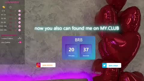 your kitty JANE roawww online show from 02.14.25