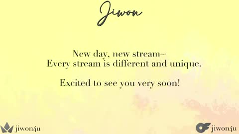 Jiwon online show from 03.29.26
