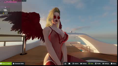 Snapshot of kagome__higurashi chatting on 10.16.25 Emily online show from 10.16.25