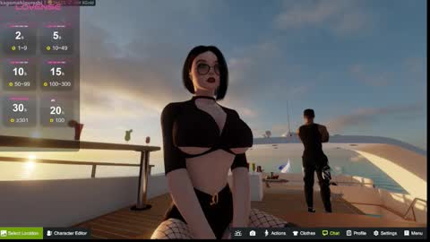 Snapshot of kagome__higurashi chatting on 10.27.25 Emily online show from 10.27.25