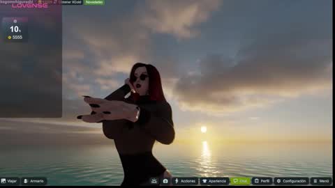 Snapshot of kagome__higurashi chatting on 12.13.25 Emily online show from 12.13.25