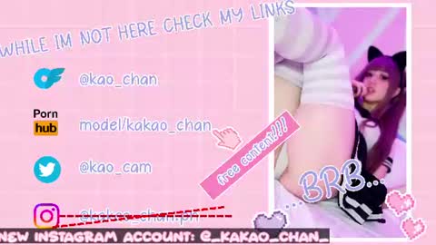 Snapshot of kao_chan chatting on 07.11.26 kakao chan online show from 07.11.26