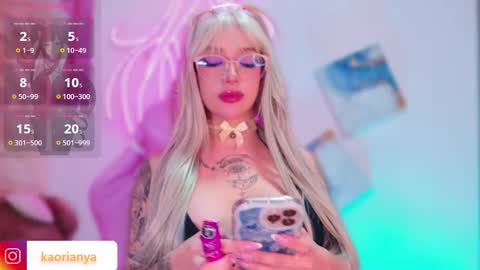 Snapshot of kaorianya001 chatting on 02.23.26 Kaori online show from 02.23.26