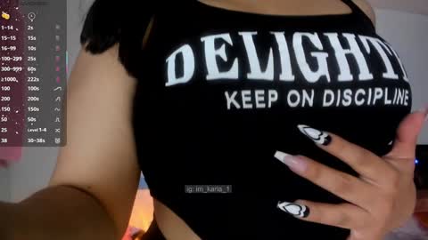 Snapshot of karla__1 chatting on 01.20.25 Ill be on at sunday see u Lynn Could u help me to reach 100 Thmbs upp plssss Independent girl 3 online show from 01.20.25