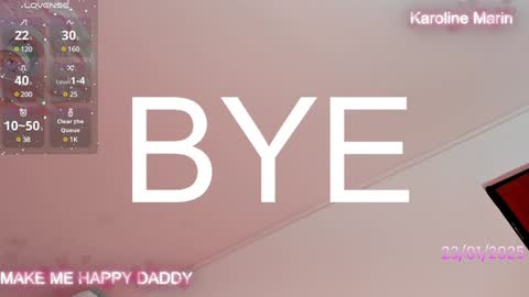 Karoline online show from 01.24.25