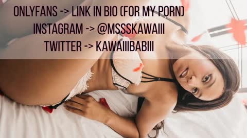 Snapshot of kawaiiibabiii chatting on 01.17.25 Miss Kawaiii online show from 01.17.25