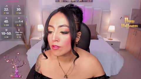 Snapshot of kim_thompson_ chatting on 10.28.25 kim online show from 10.28.25